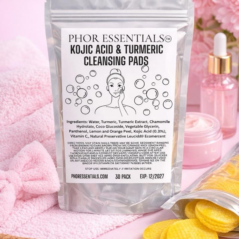 Turmeric Kojic Acid Exfoliating Cleansing Pads – Ivy & Fields