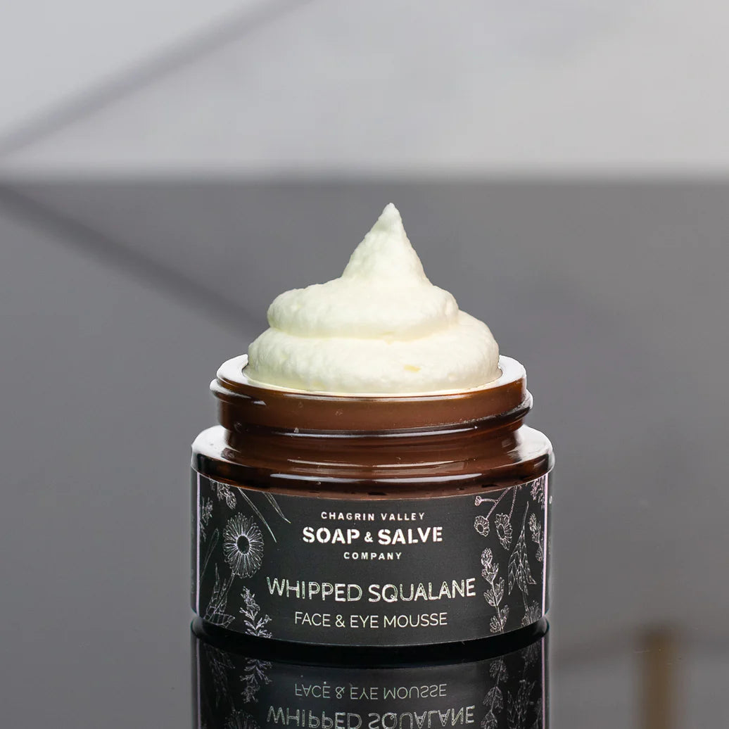 Whipped Squalane, Face & Eye Moisturizing Mousse