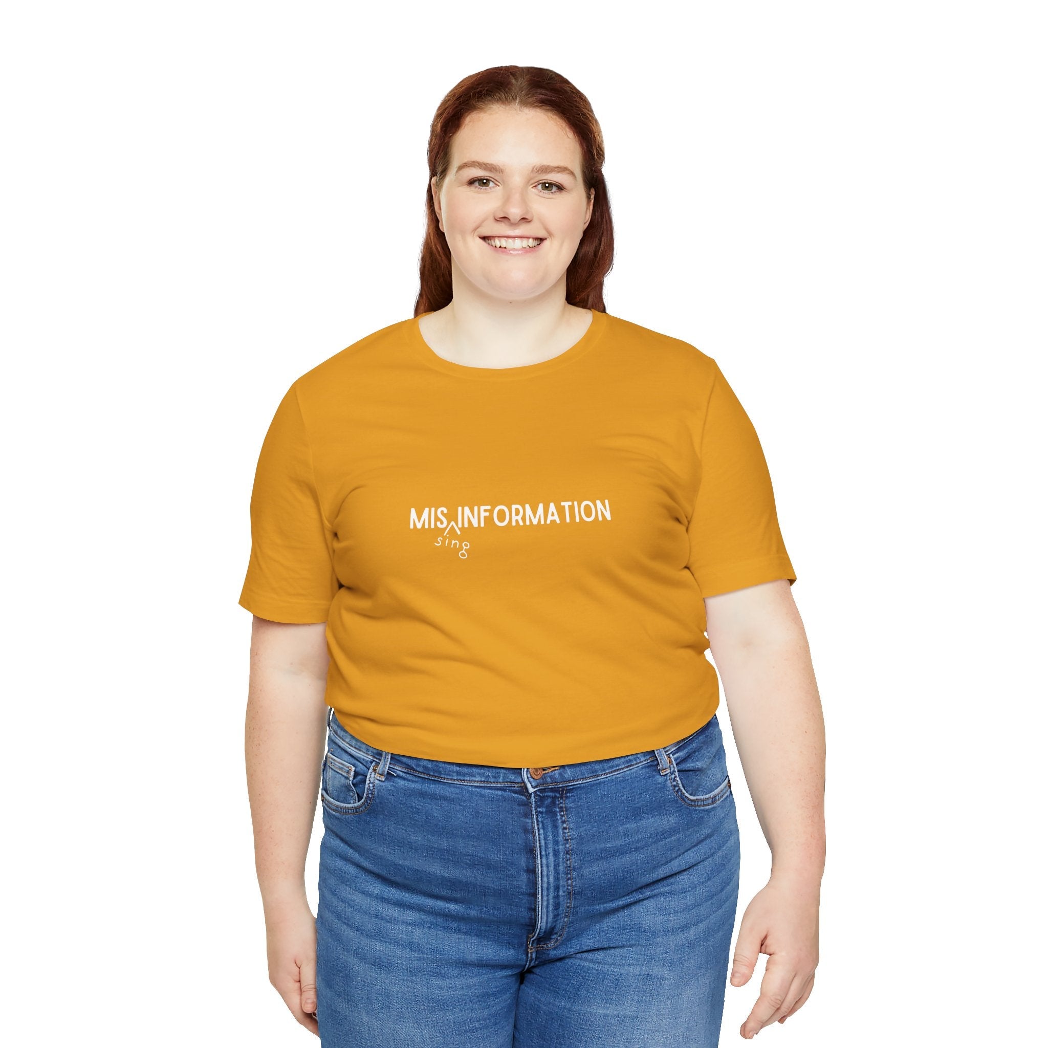 Mis(sing) Information - Unisex Jersey Short Sleeve Tee, Various Colors Ivy & Fields