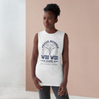 Proud Member of the Woo Woo Caucus - Unisex Muscle Tee, Navy Ivy & Fields