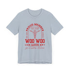 Proud Member of the Woo Woo Caucus - Unisex Jersey Short Sleeve Tee, Red Ivy & Fields