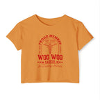 Proud Member of the Woo Woo Caucus - Women's Crop Top, Red Ivy & Fields