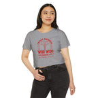 Proud Member of the Woo Woo Caucus - Women's Crop Top, Red Ivy & Fields