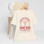 Proud Member of the Woo Woo Caucus - Unisex Jersey Short Sleeve Tee, Red Ivy & Fields