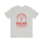 Proud Member of the Woo Woo Caucus - Unisex Jersey Short Sleeve Tee, Red Ivy & Fields