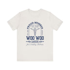 Proud Member of the Woo Woo Caucus - Unisex Jersey Short Sleeve Tee, Navy Ivy & Fields