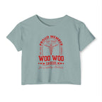 Proud Member of the Woo Woo Caucus - Women's Crop Top, Red Ivy & Fields