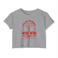 Proud Member of the Woo Woo Caucus - Women's Crop Top, Red Ivy & Fields