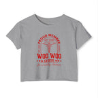Proud Member of the Woo Woo Caucus - Women's Crop Top, Red Ivy & Fields