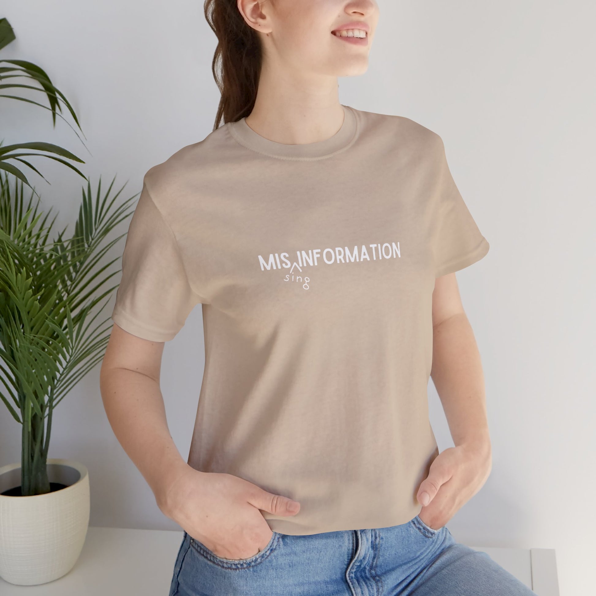 Mis(sing) Information - Unisex Jersey Short Sleeve Tee, Various Colors