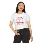 Proud Member of the Woo Woo Caucus - Women's Crop Top, Red Ivy & Fields