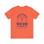 Proud Member of the Woo Woo Caucus - Unisex Jersey Short Sleeve Tee, Navy Ivy & Fields
