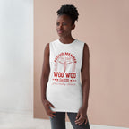 Proud Member of the Woo Woo Caucus - Unisex Muscle Tee, Red Ivy & Fields