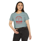 Proud Member of the Woo Woo Caucus - Women's Crop Top, Red Ivy & Fields