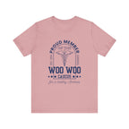 Proud Member of the Woo Woo Caucus - Unisex Jersey Short Sleeve Tee, Navy Ivy & Fields