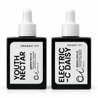 Ageless Face Duo by Organic Ivy: Youth Nectar and Electric-C Daisy face oils
