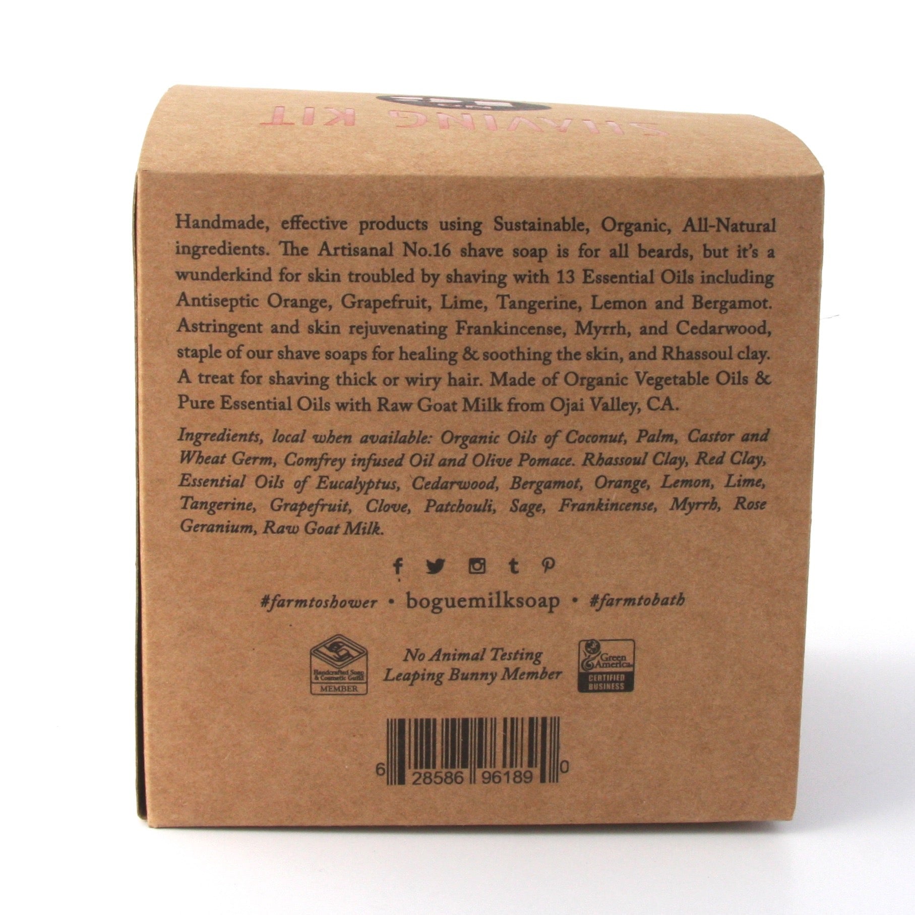 Goat Milk Shaving Soap Bogue Milk Soap
