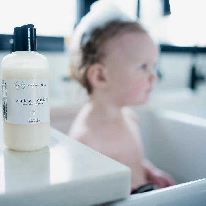 Baby Shampoo and Body Wash, Lavender + Vanilla Beauty from Bees