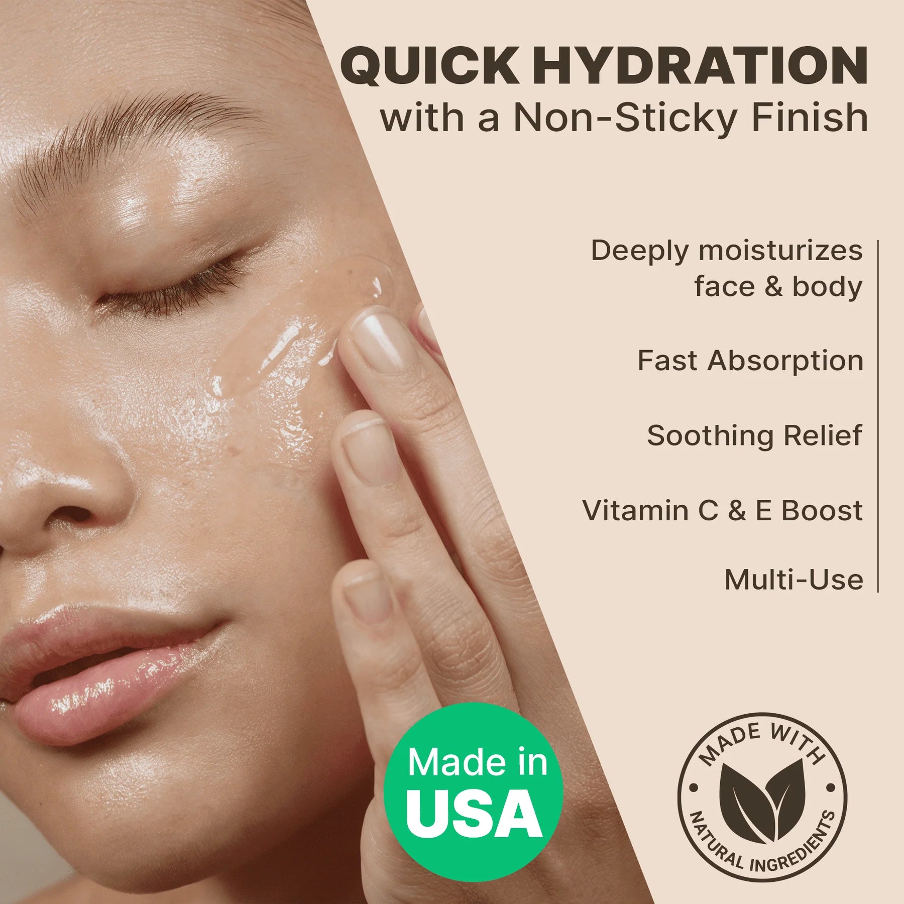 Aloe Vera Gel, Fragrance-Free + Dye-Free