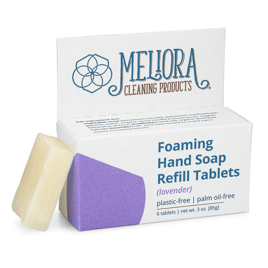 Foaming Hand Soap Tablets, Zero Waste Meliora