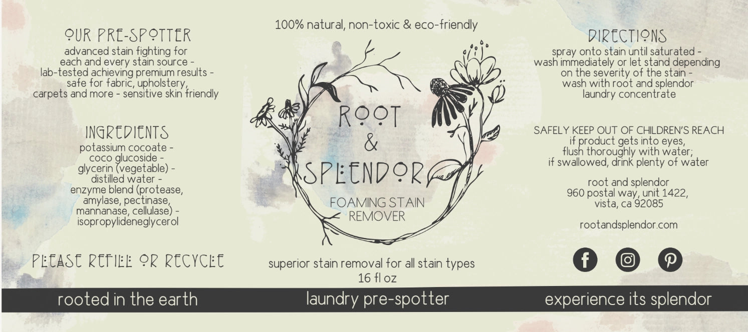 Foaming Stain Remover Root & Splendor
