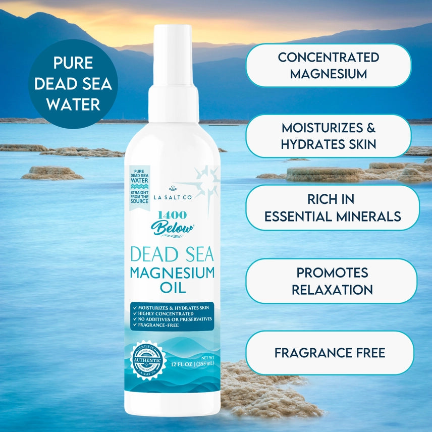 1400 Below® Dead Sea Magnesium Oil LA Salt Co.