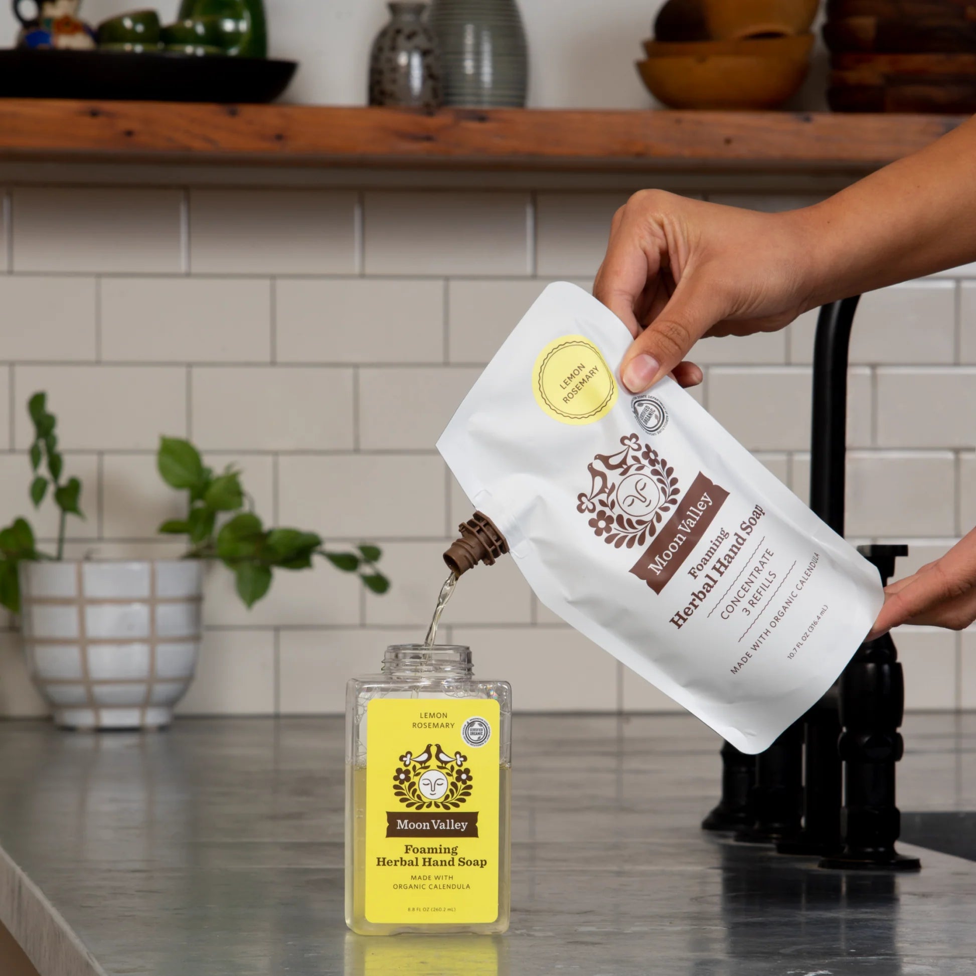 Foaming Herbal Hand Soap Moon Valley Organics