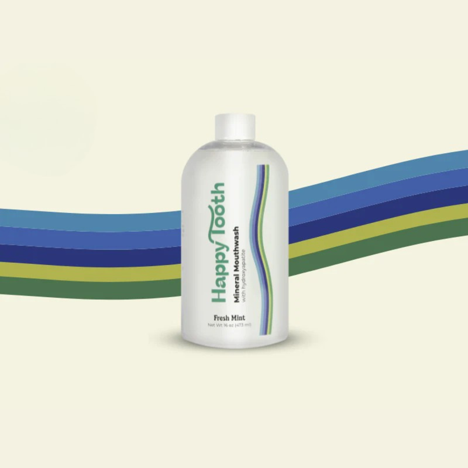 Mineral Mouthwash with Non-Nano Hydroxyapatite, Fresh Mint Happy Tooth