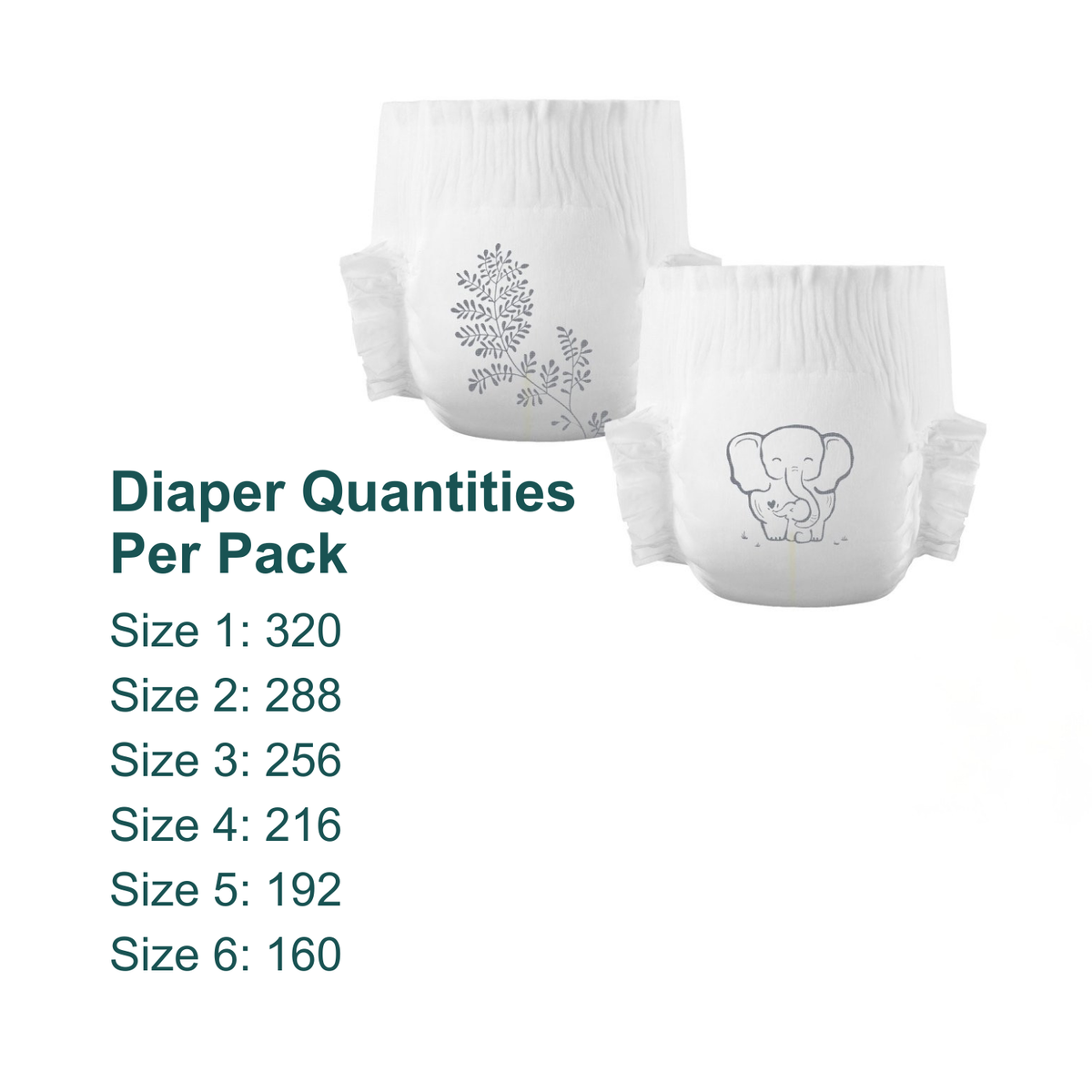 RashShield® Diapers by Parasol (Sizes 1-6)