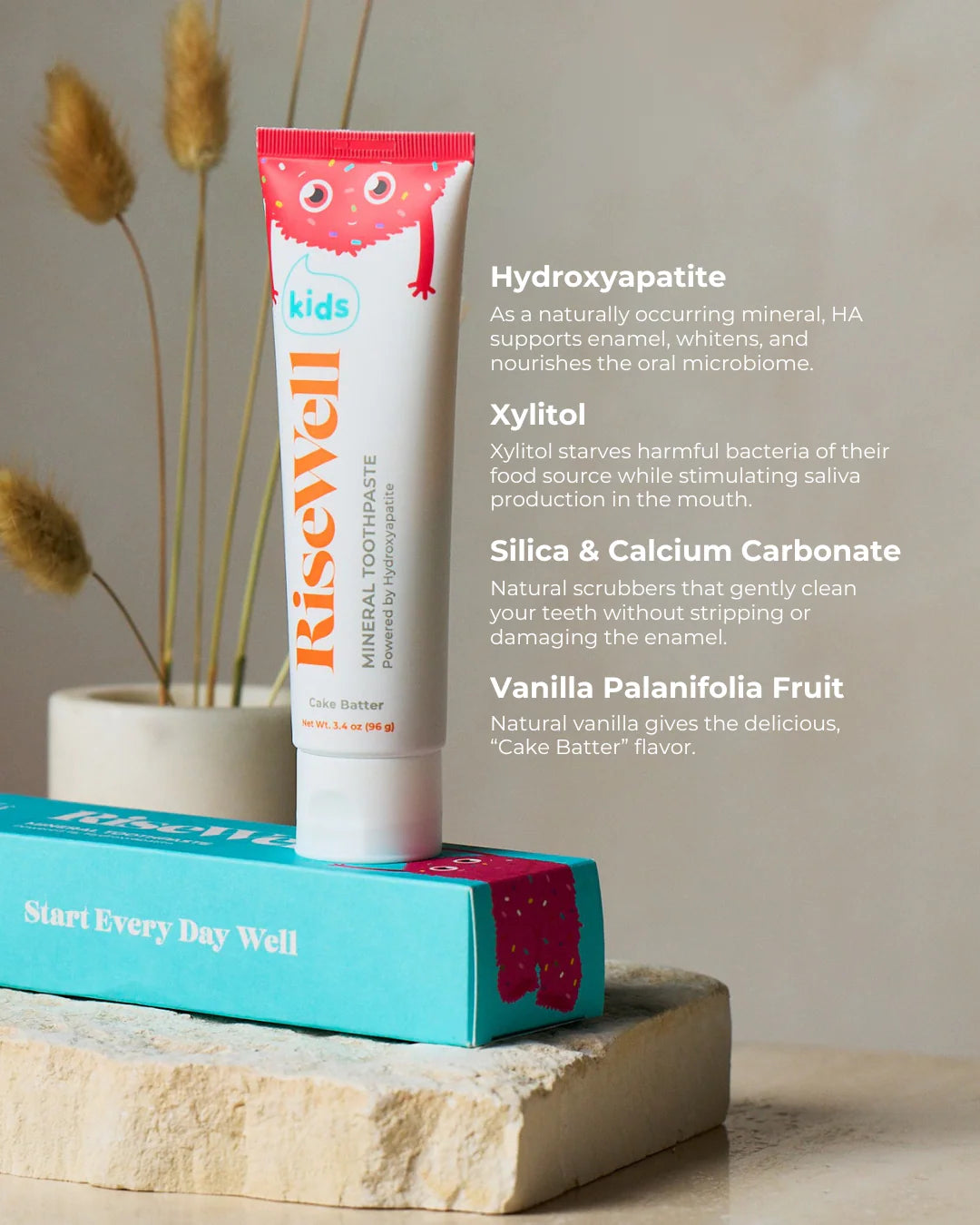 Kids Mineral Toothpaste, Fluoride-Free