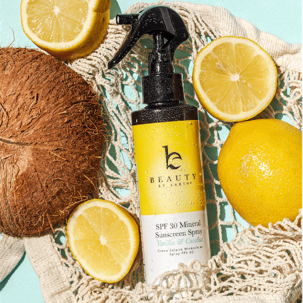 Mineral Sunscreen Spray SPF 30, Vanilla and Coconut Beauty by Earth