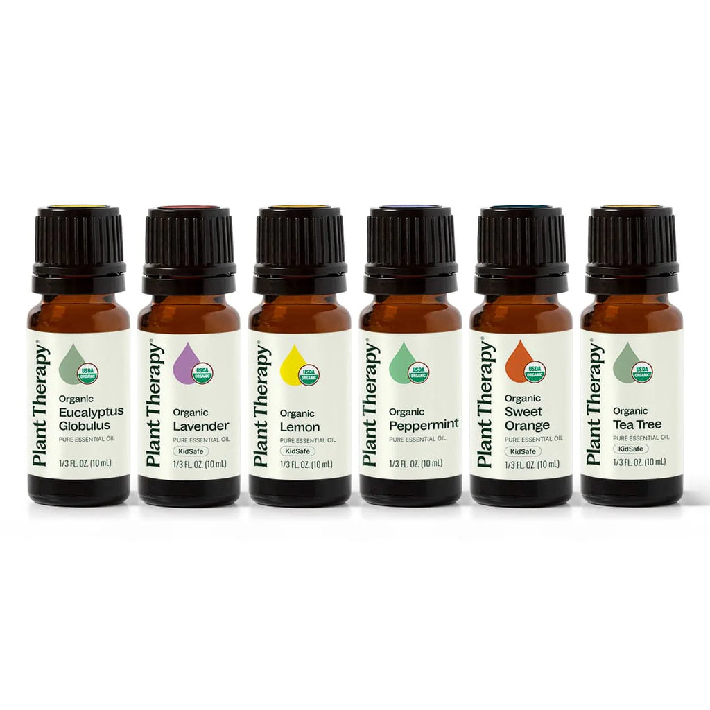 Top 6 Organic Essential Oil Singles Set