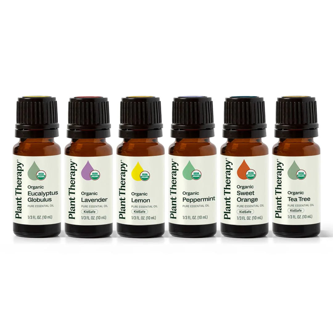 Top 6 Organic Essential Oil Singles Set
