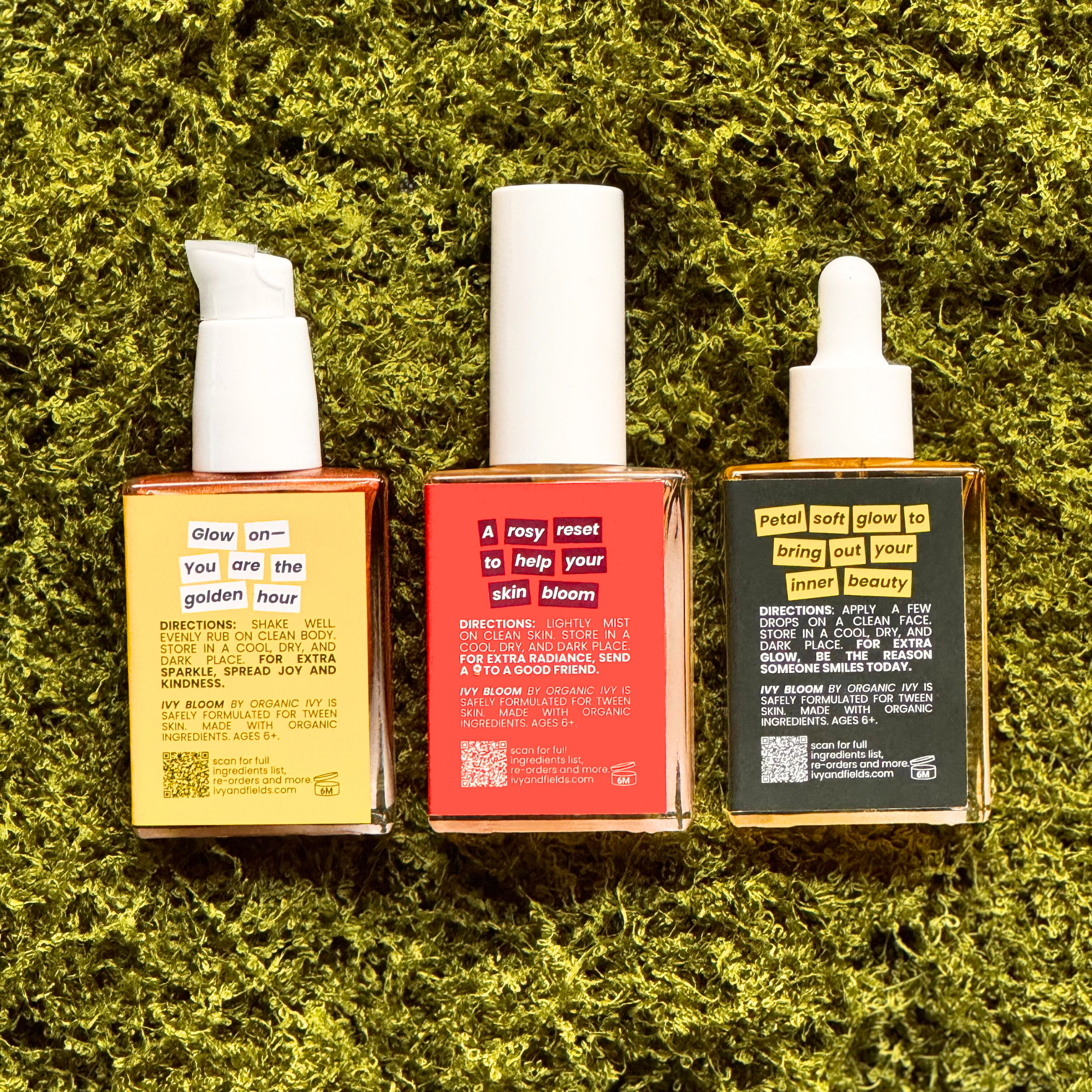 Tween Skincare Gift Set (100% Natural) Ivy Bloom by Organic Ivy