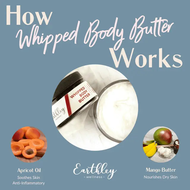 Whipped Body Butter, 8 oz Earthley