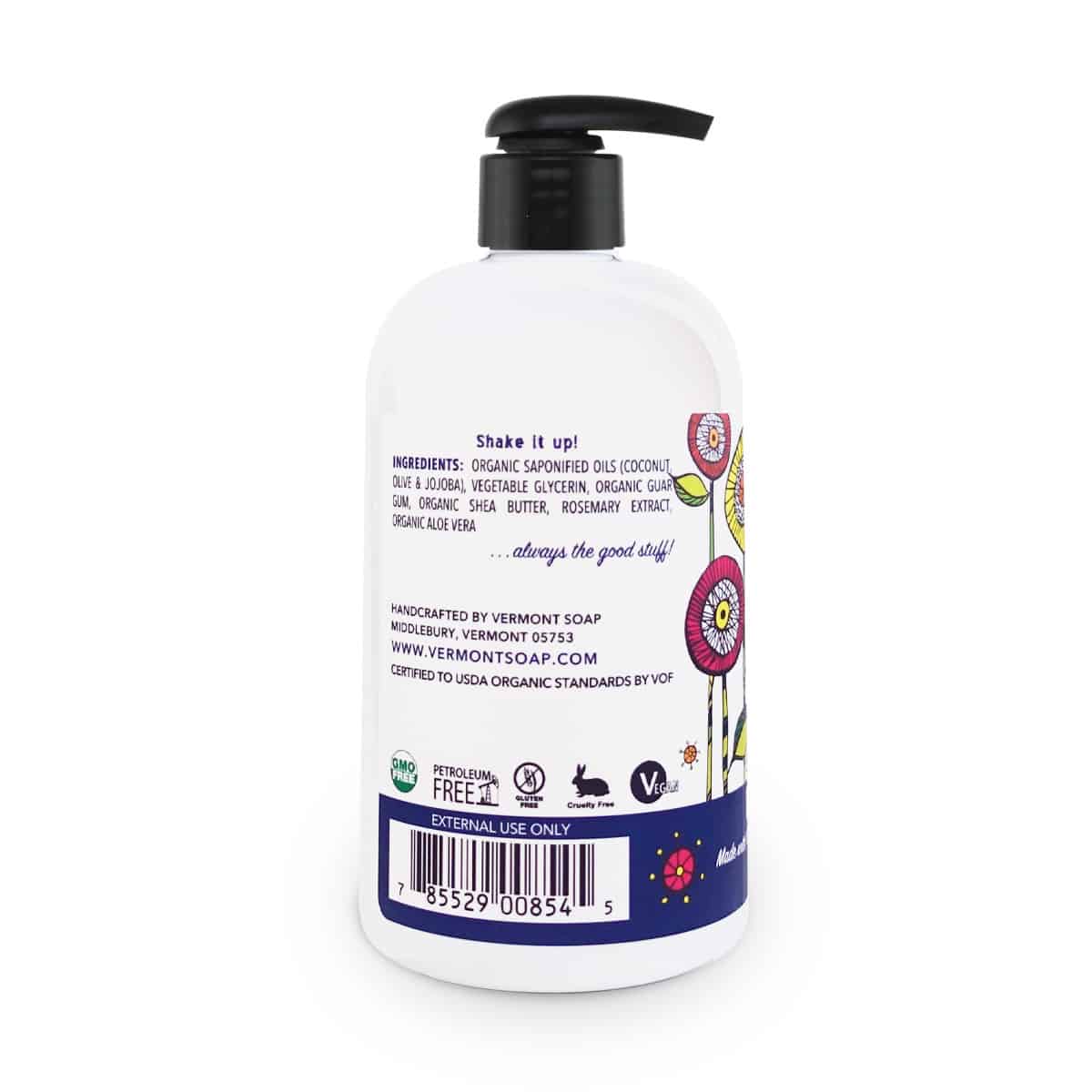 Baby & Kids Simply Unscented Shea Butter Body Wash Vermont Soap