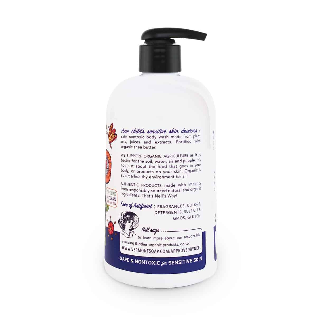 Baby & Kids Simply Unscented Shea Butter Body Wash Vermont Soap