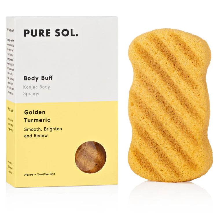 Turmeric Body Konjac Sponge Pure Sol
