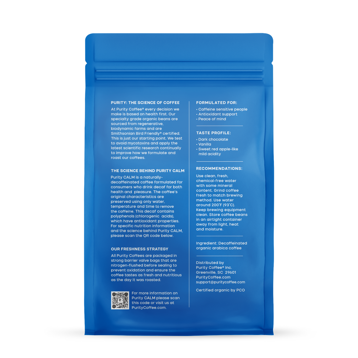 CALM: Decaf Coffee (Whole Bean)