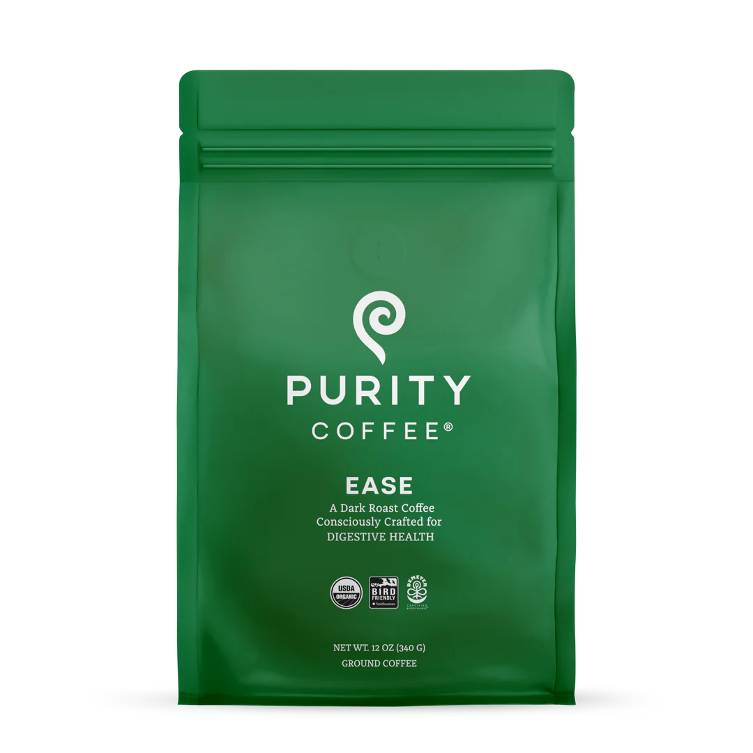 Ease: Dark Roast Organic Coffee Purity Coffee