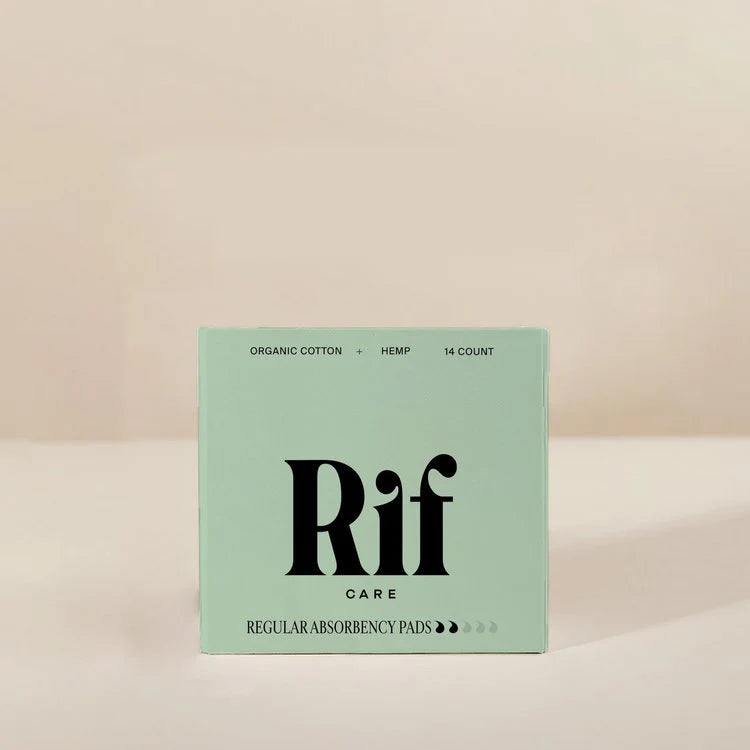 Hemp and Organic Cotton Biodegradable Pads Rif Care