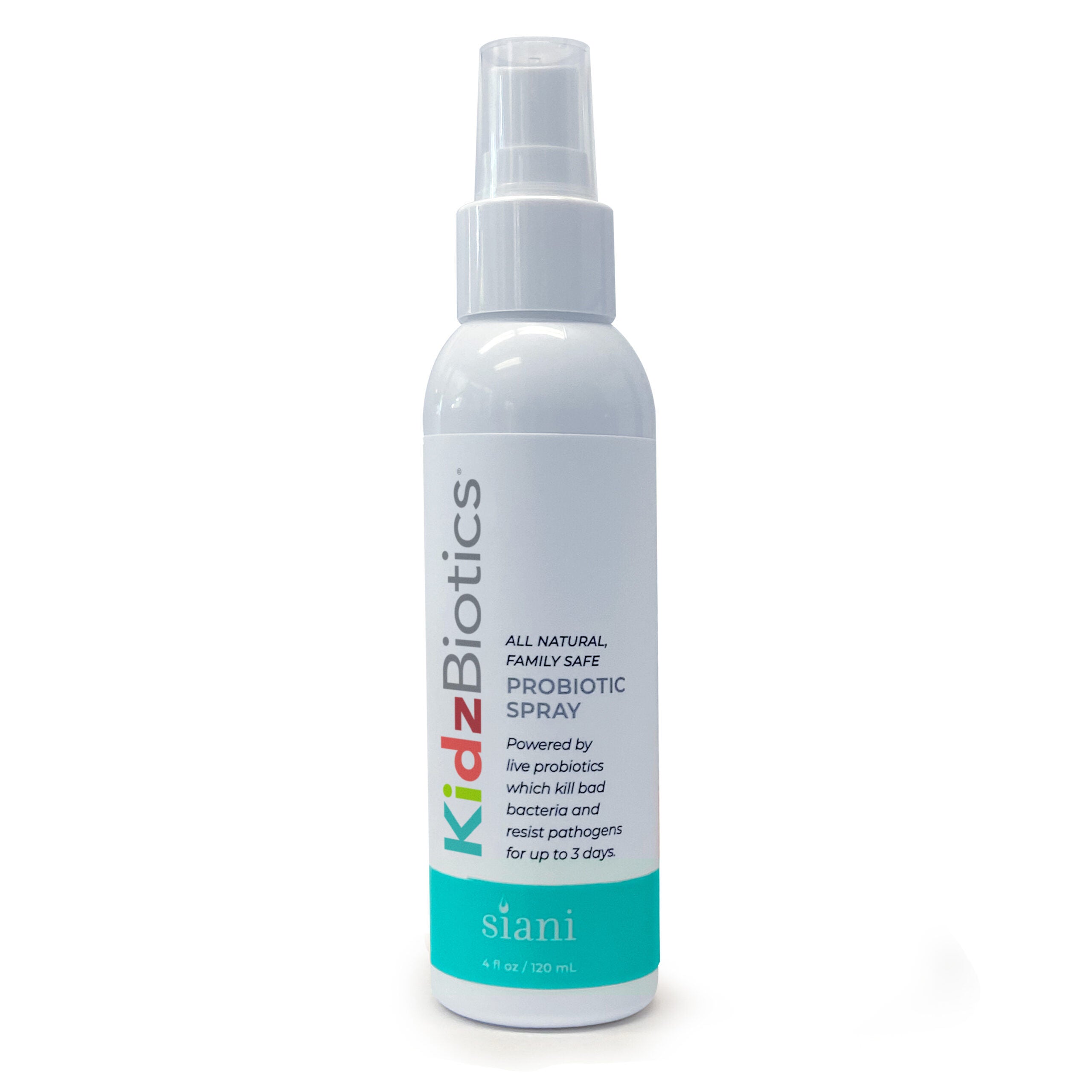 KidzBiotics Natural Probiotic Skin Care Spray for Kids Siani Probiotic Body Care