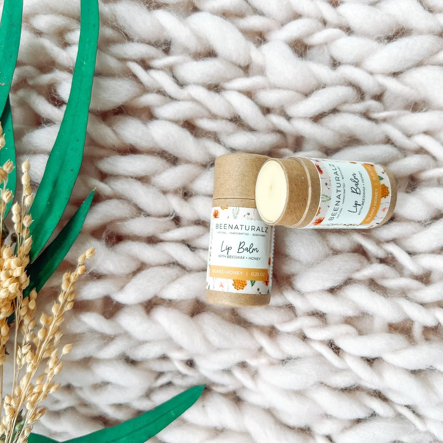 Beeswax Lip Balm, Island Honey
