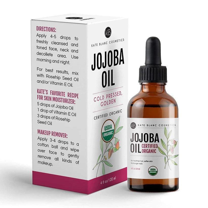 Organic Jojoba Oil Kate Blanc Cosmetics