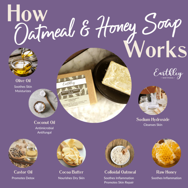 Oatmeal and Honey Soap Earthley