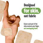 Mixed Packed Natural Bamboo Bandages - 100 Assorted Sizes Patch