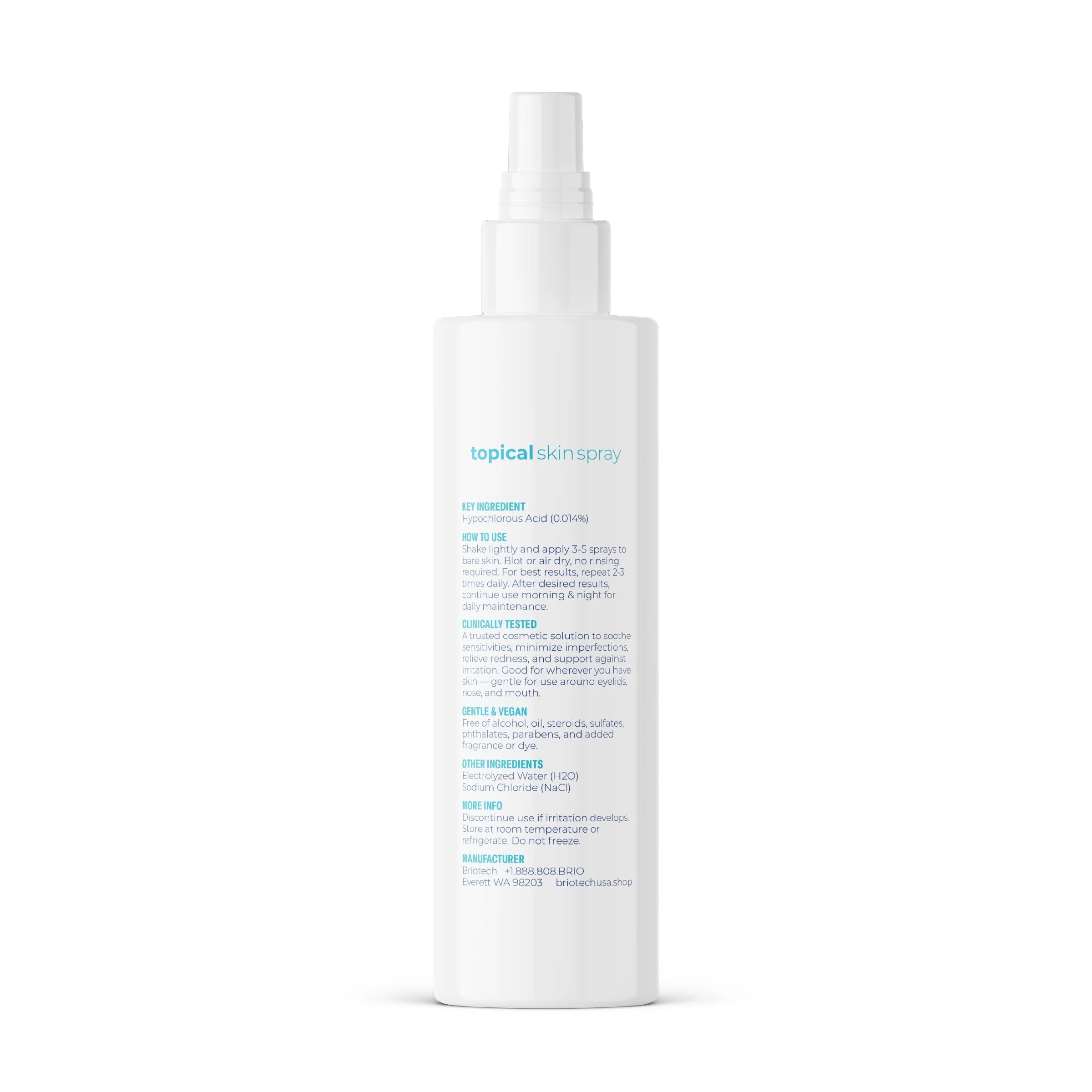 Pure Hypochlorous Acid Spray (Topical) Briotech