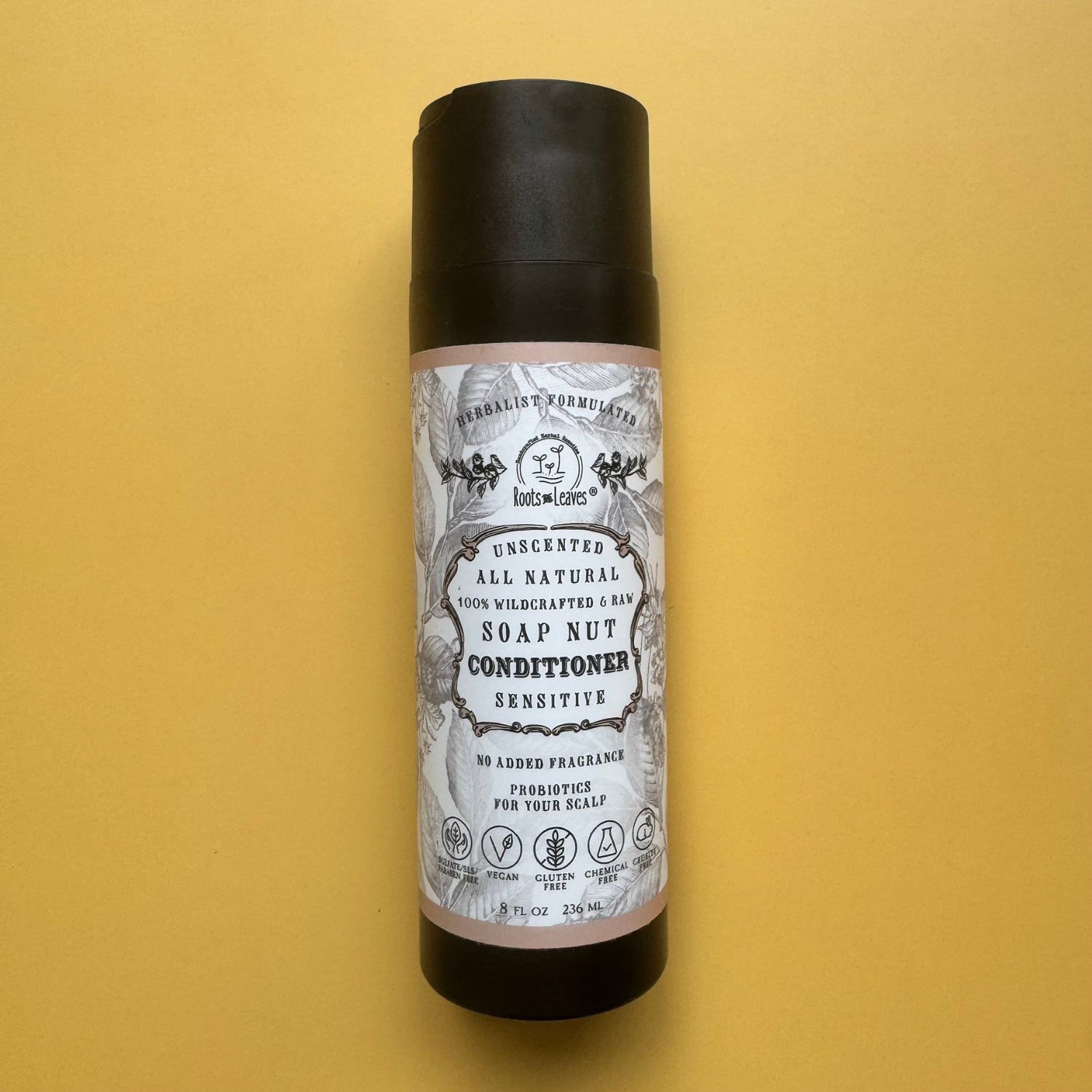 All Natural Soapnut Probiotic Hair Conditioner (Quat Free)