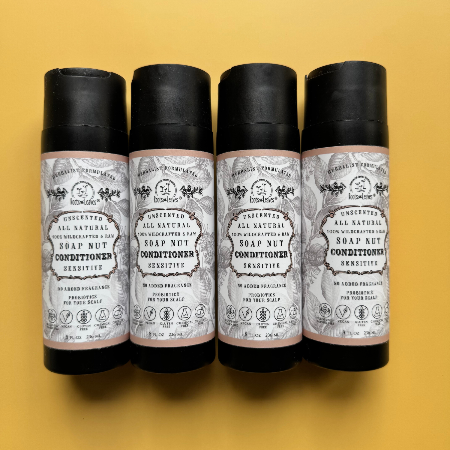 All Natural Soapnut Probiotic Hair Conditioner (Quat Free)