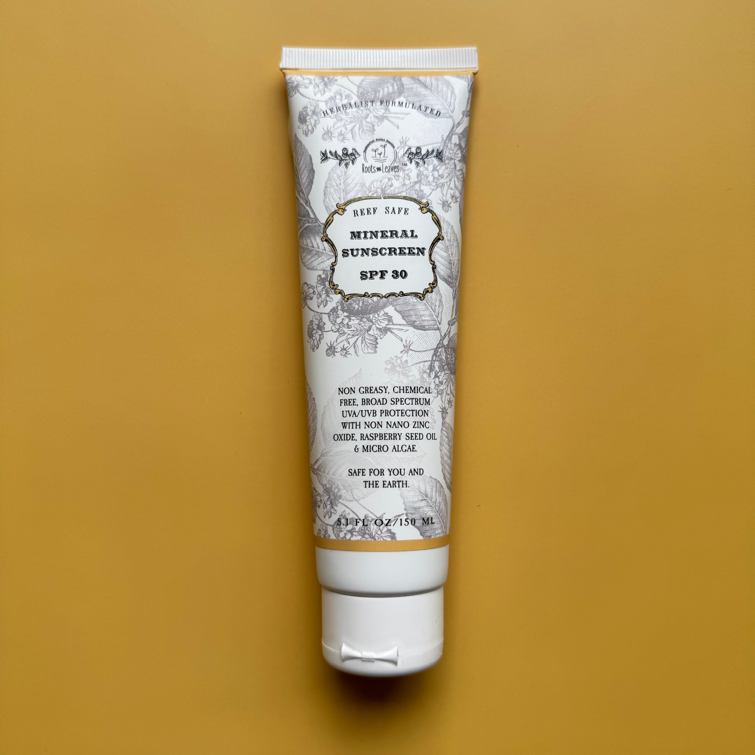 Vegan Mineral Face and Body Sunscreen, 5 oz